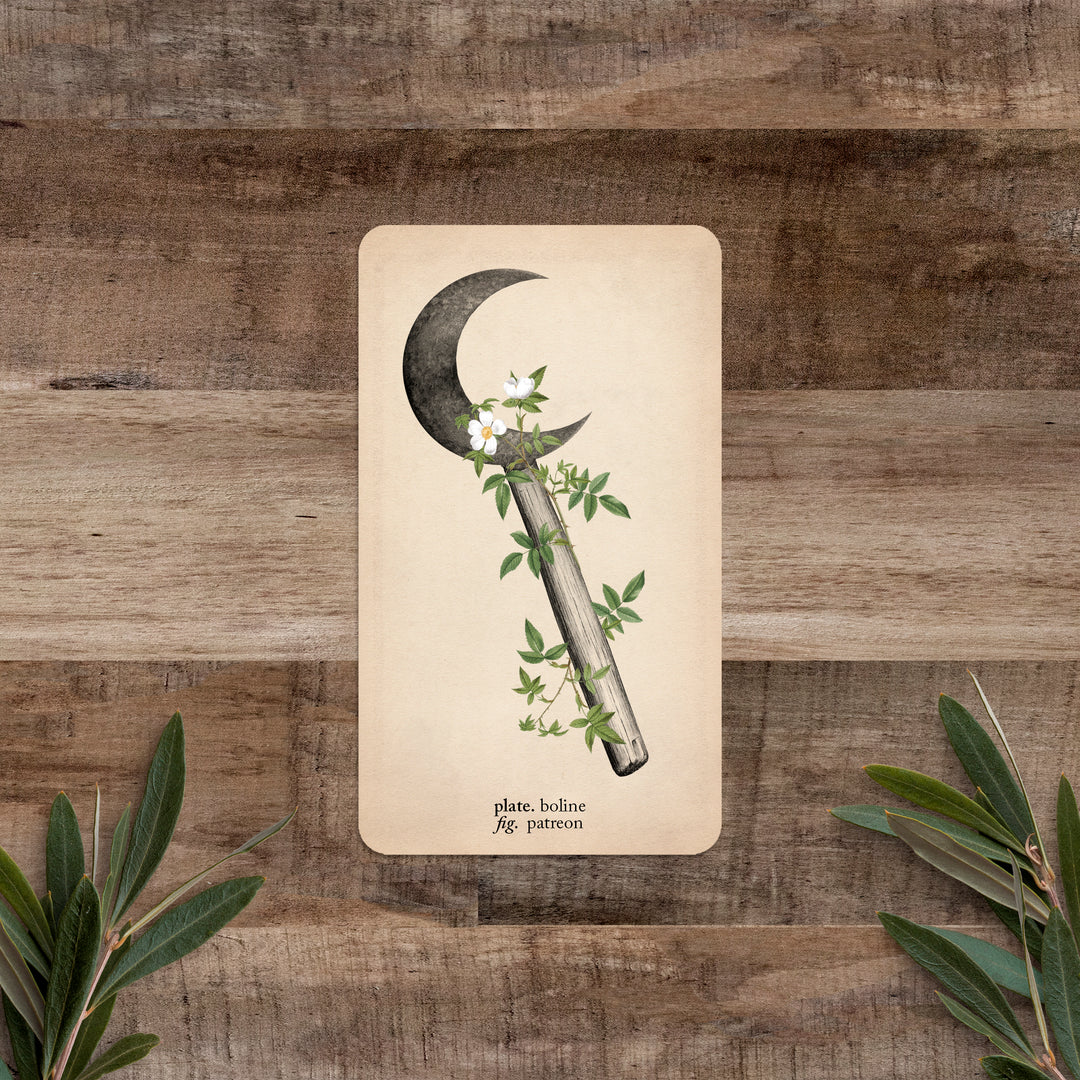 PATREON Single Card: Boline - Black and the Moon