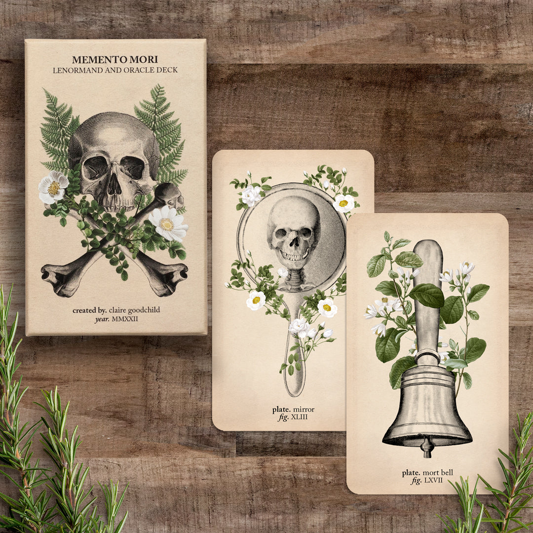 WHOLESALE: Memento Mori Oracle Bundle - Black and the Moon